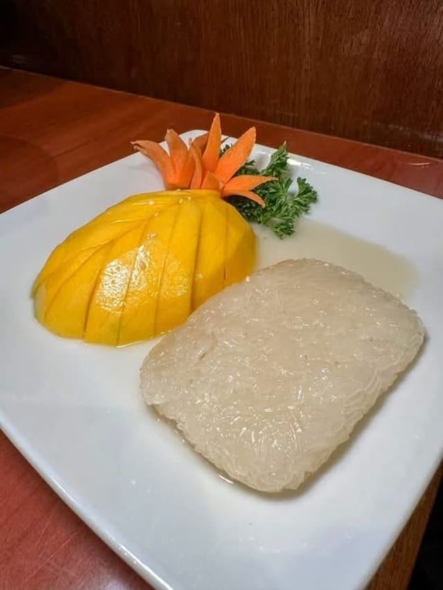 Mango with Sticky Rice.